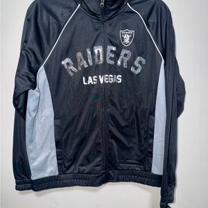 NFL Team Apparel Women's Jacket with Black and Gray